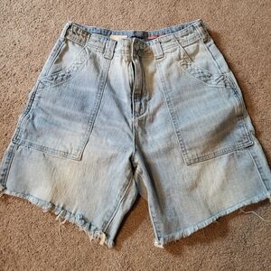 Anthropologie pilcro denim shorts lightwash